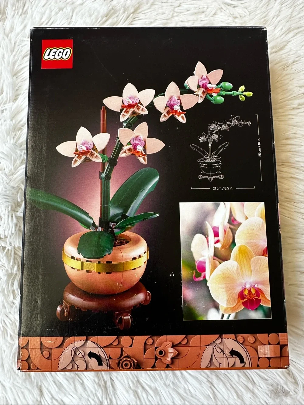 LEGO Botanicals Mini Orchid 10343 Building Set 274 Pieces New Sealed Gift Decor